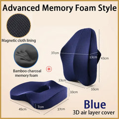 Orthopedic Pillow Memory Foam Seat Set