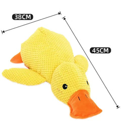 Durable Plush Chew Toy with Sounds for dogs Quack-Quack Duck Dog Toy